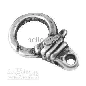 150 шт. Ассорти тибетских серебряных застежкой омар СЕРДЦЕ КРЕСТ ЦВЕТОК и т. д. |