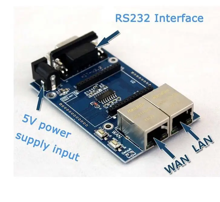 5 шт. Uart-WIFI модуль серийный WIFI SCM HLK-RM04 RM04 простая тестовая плата | Компьютеры и офис