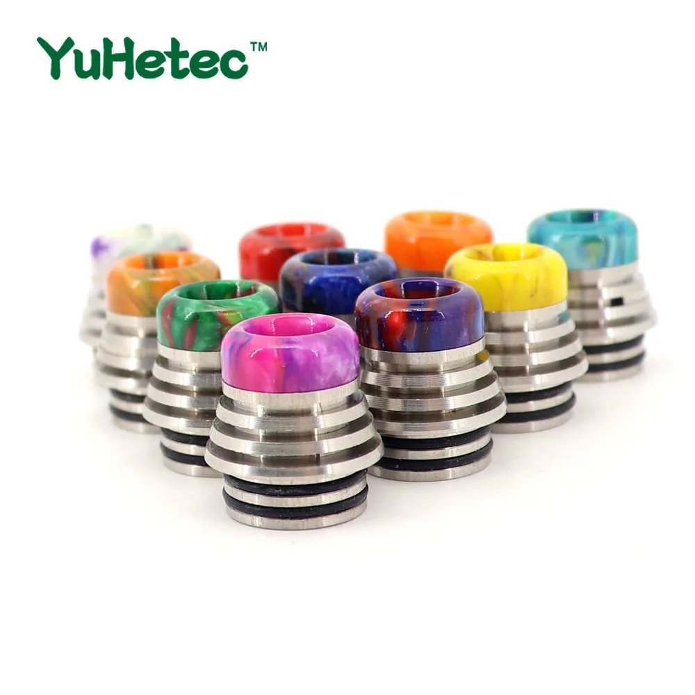 

1PCS YUHETEC 810 Resin+Stainless steel Drip Tip