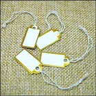 1000 шт. ценники, бумажные бирки, упаковка для ювелирных изделий и украшения, дисплеи для одежды, знаки для одежды, размер 26x13 мм, модные товары для ежедневного использования