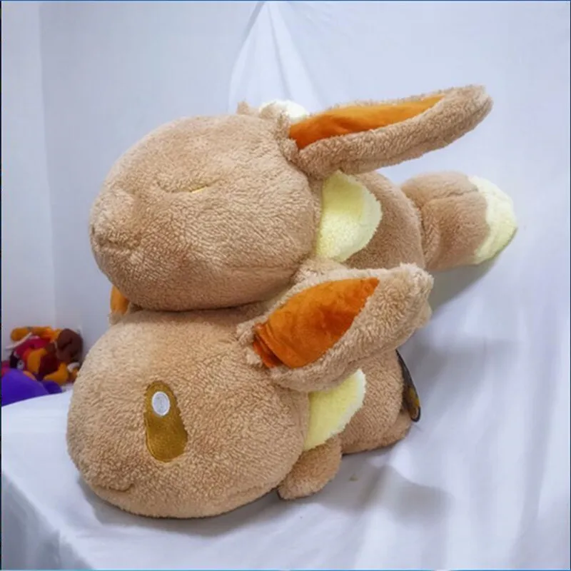 60 см Пикачу друзья Eevee плюшевые игрушки Kawaii аниме персонажи набивная Мягкая кукла детские игрушки День рождения Рождественский подарок