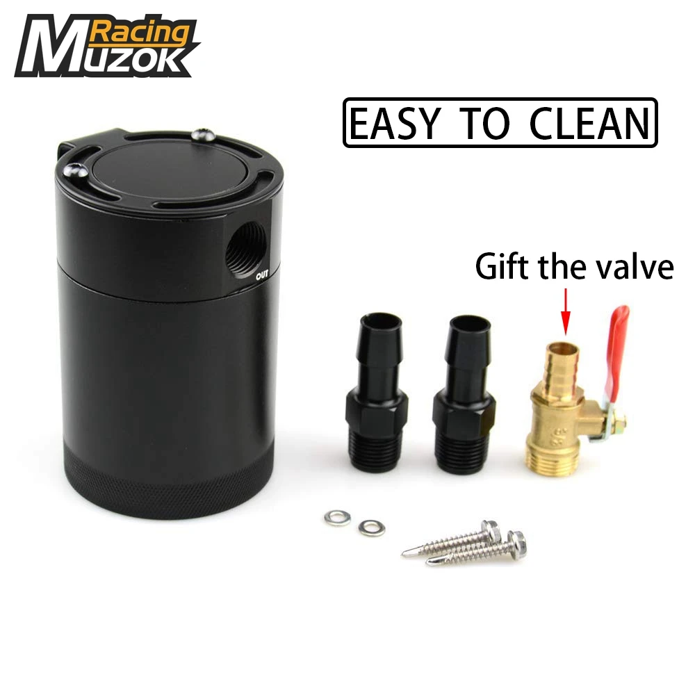 Тасан Гонки Универсальный Алюминий толку 2 Порты и разъёмы маслоуловитель/Танк/Air