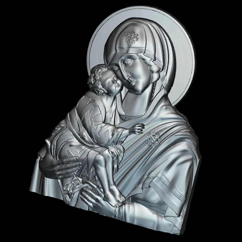 3D модель MaicaDomnului рельеф STL format Religion 3d для ЧПУ в формате STL|3d model relief|3d relief modelfor cnc |