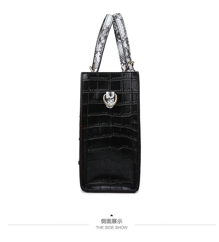 Fashion Women Handbags PU Leather Designer Shoulder Bags High Quality Crocodile Tote Messenger Bag Ladies Crossbody Hand Bags