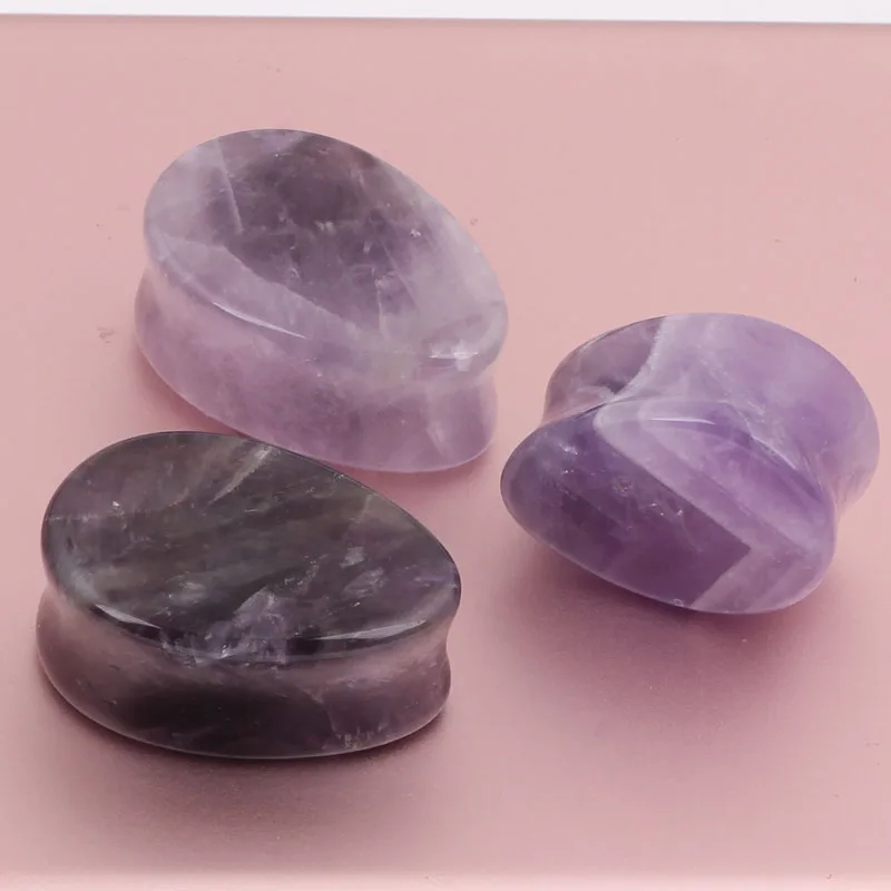 Каменные затычки для ушей туннели капли воды двойные ранцы Растяжитель Эспандер