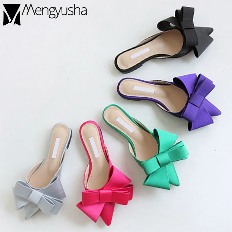 Тапочки для дома Femme size41flats с закрытым носком шлепанцы женские сандалии в