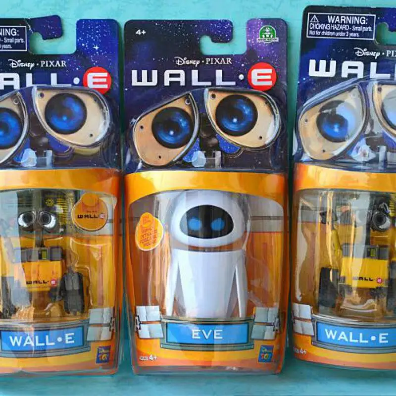 Хит милый 3 вида стилей 6 см настенный робот и 9 ЕВА ПВХ фигурка стена