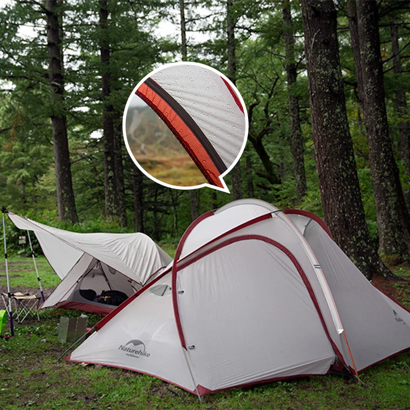 Палатка Naturehike 20D/40D туристическая Ультралегкая 1 комната серии Hiby семейный тент