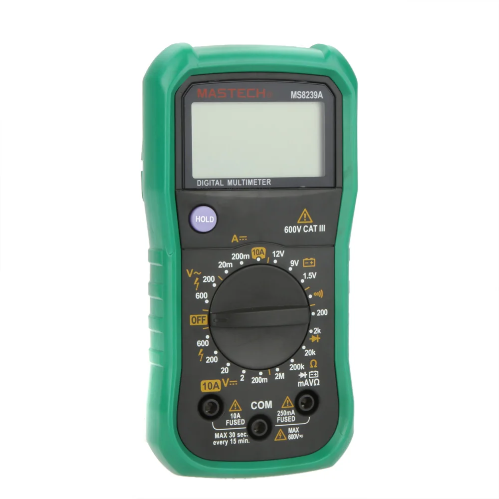 MASTECH MS8239A Мини цифровой мультиметр AC/DC Вольтметр постоянного тока Амперметр