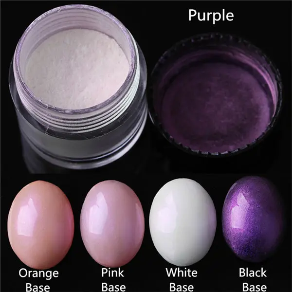 Purple 1 коробочкой, дизайн ногтей сухие Блестки довольно градиентное мерцание порошок из скорлупы DIY Маникюр нейл-арта сверкающие Аксессуары для инструментов - Color: Purple