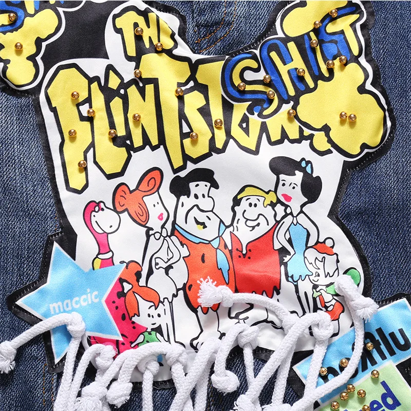 2017 новый летний кисточка персонажа из Мультфильма печати ковбой сексуальный Bodycon