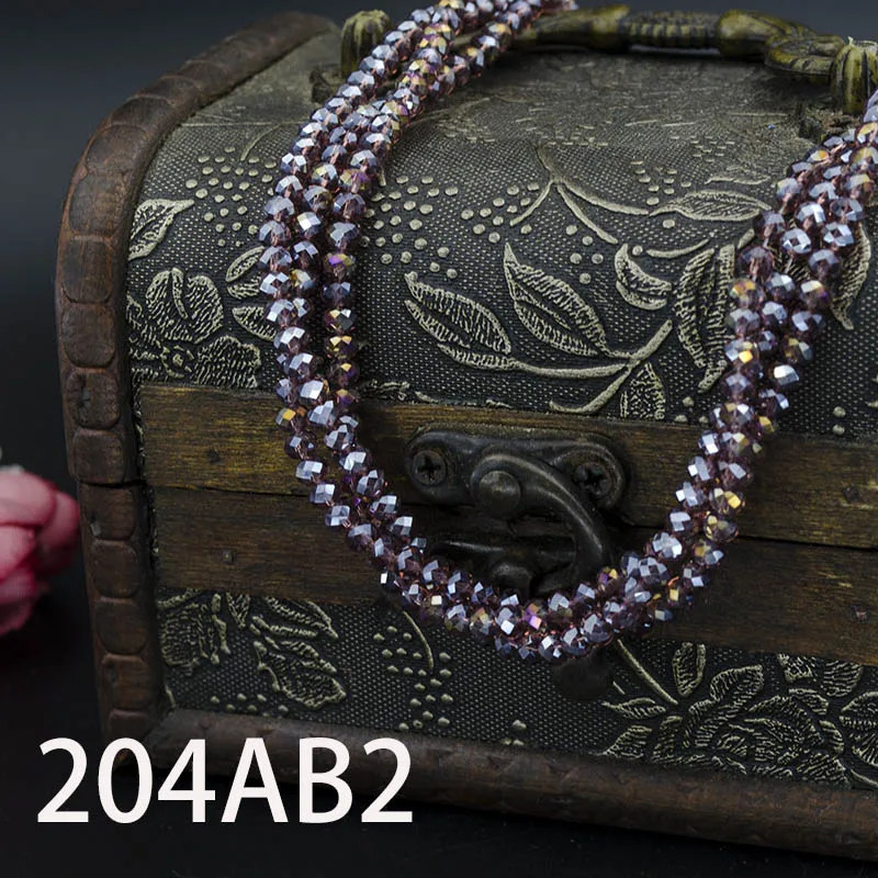 18 AB цветные бусины 4 мм 145 шт кристалл бисер граненый круглый стеклянные браслет