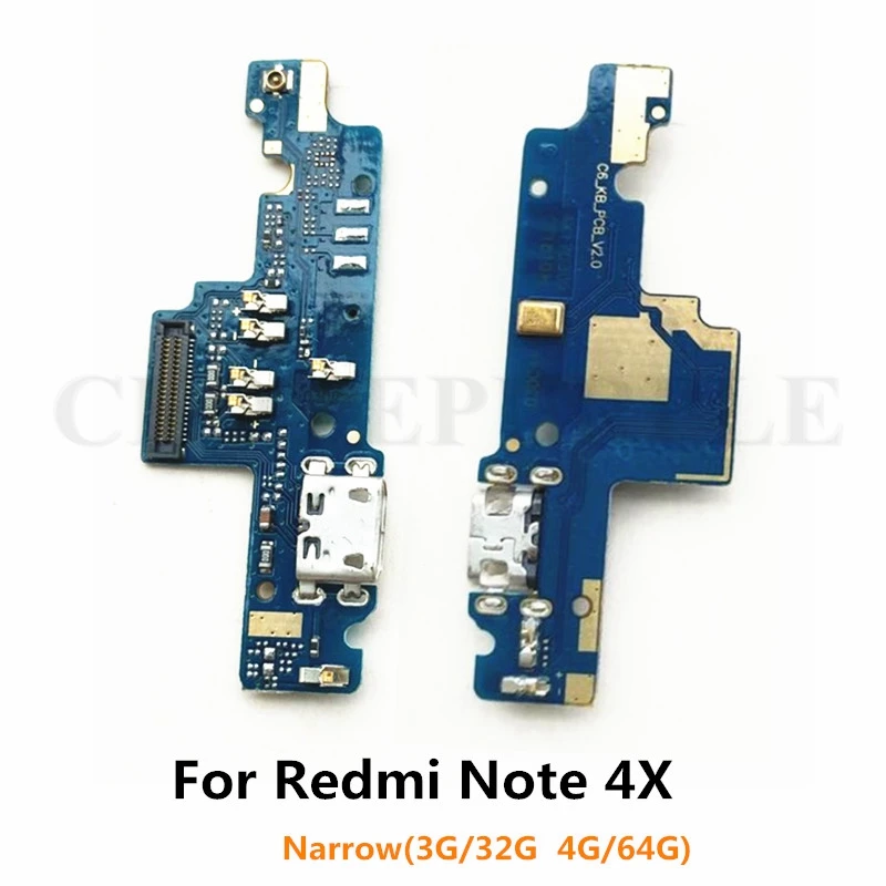 5 шт. для Xiaomi Redmi Note 4X (узкий) USB-зарядка зарядная плата и материнская подключение