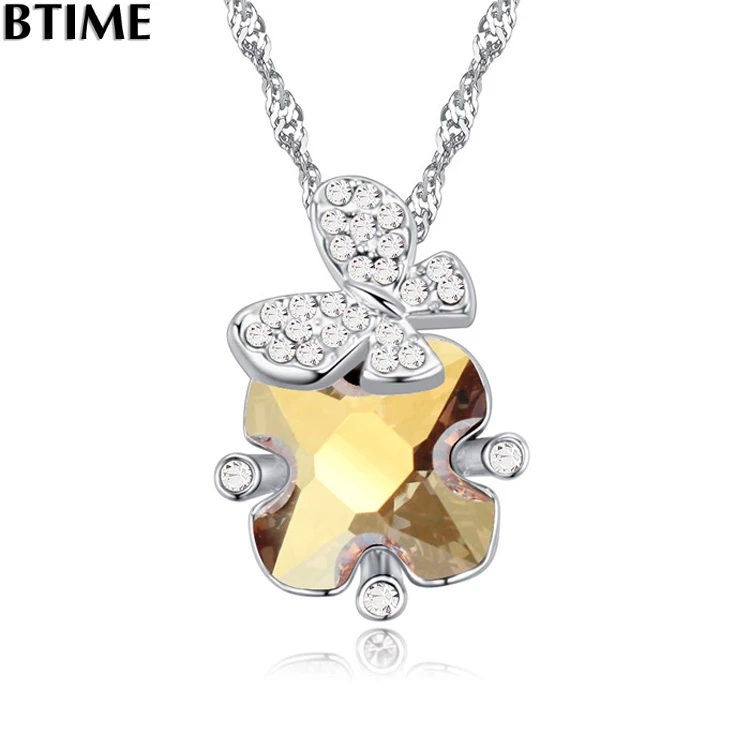 Btime форме бабочки кристалл Модные украшения Интимные аксессуары Цепочки и