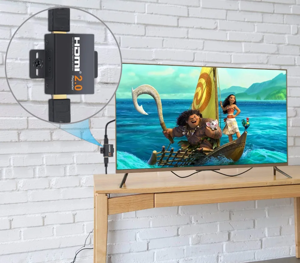 ESYNiC 2160P 3D 4K HDMI усилитель сигнала HDMI ретранслятор сигнал усилитель адаптер HD 60 метров передача без потерь