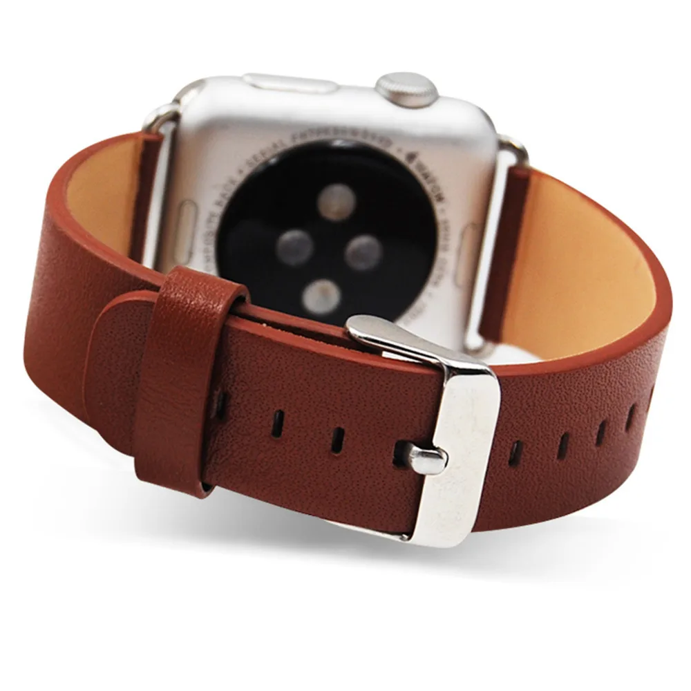 Кожаный ремешок для apple watch band 44 мм 40 42 38 аксессуары из натуральной кожи наручных