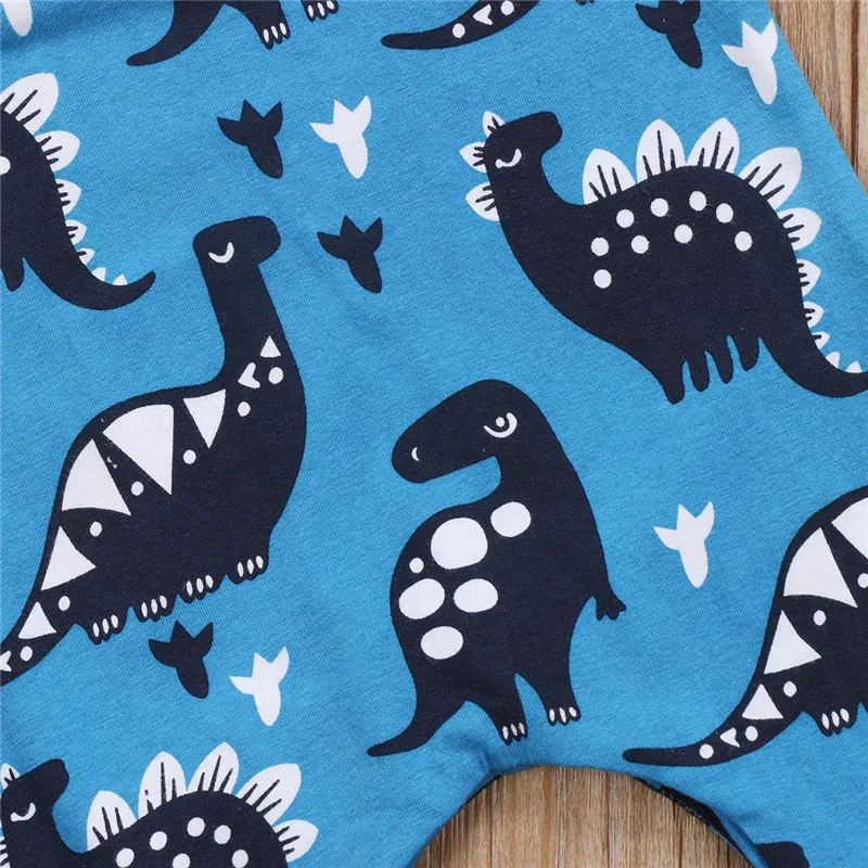 Детский комбинезон для мальчиков и девочек детский ромпер с динозавром круглый
