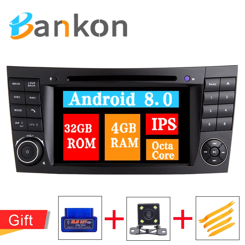 Восьмиядерный Android 8 0 радио gps HDMI dvd плеер автомобиля для MMercedes Benz E Class W211 E200 GLS CLK W219
