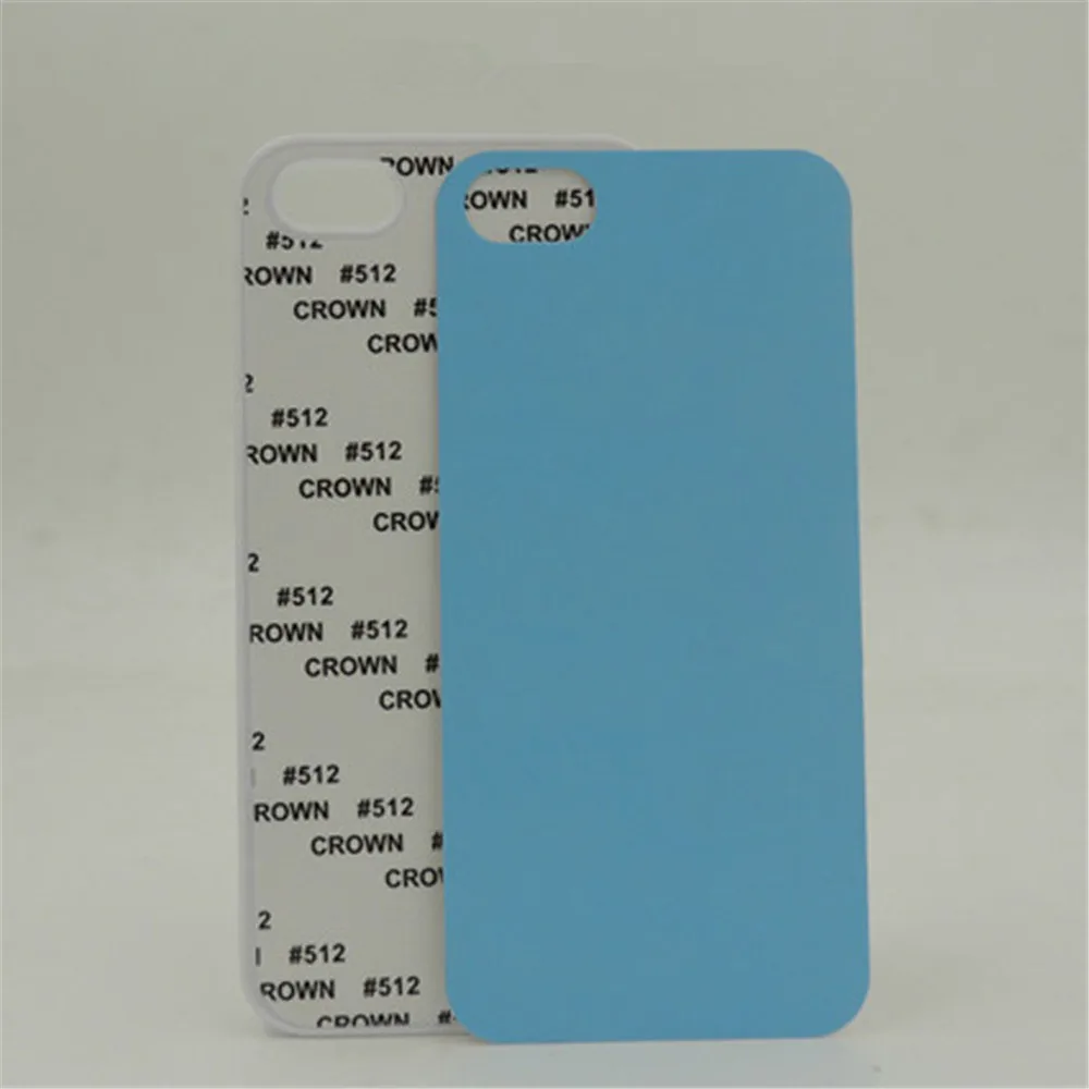 2D Sublimation Blank Case For iPhone 5 5S SE Plastic Cover with Aluminium Inserts Sheet 10pcs/lot |