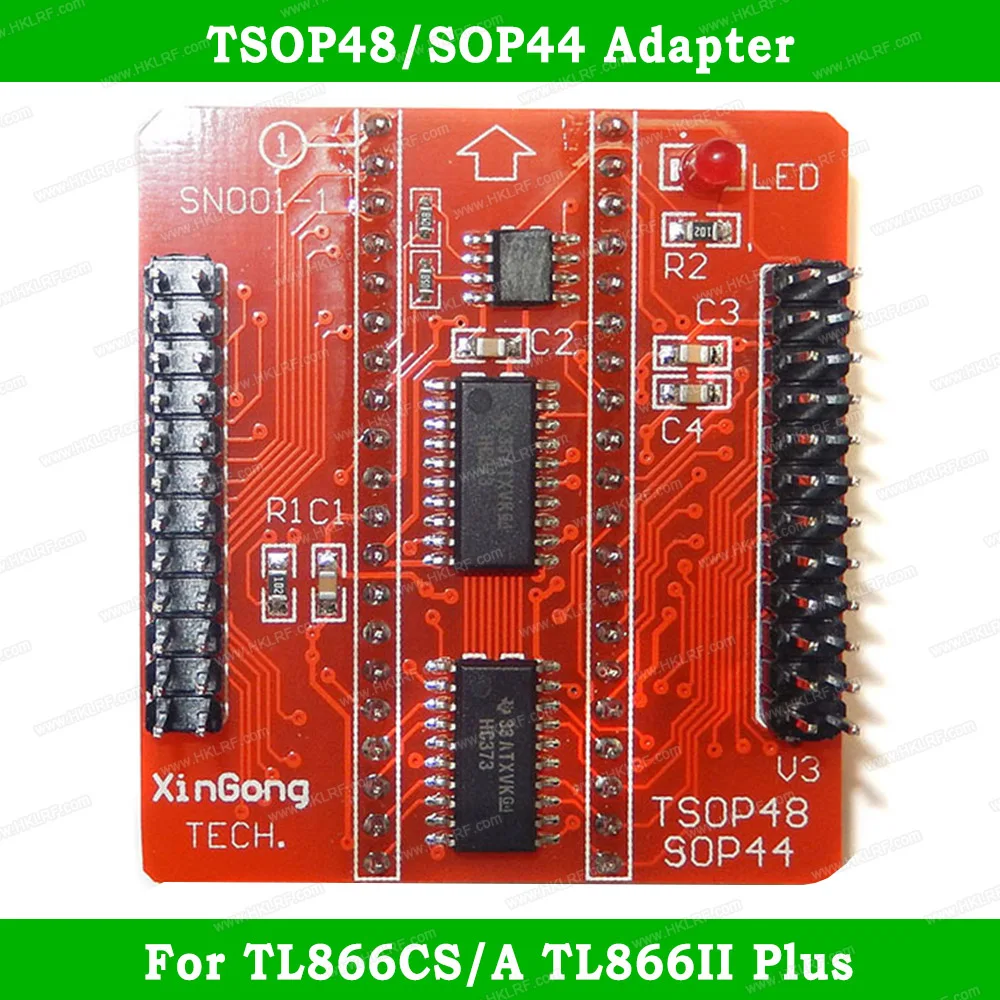 Новейшие TSOP48 SOP44 розетки IC адаптер для MiniPro TL866CS /TL866A /TL866II PLUS Универсальный USB