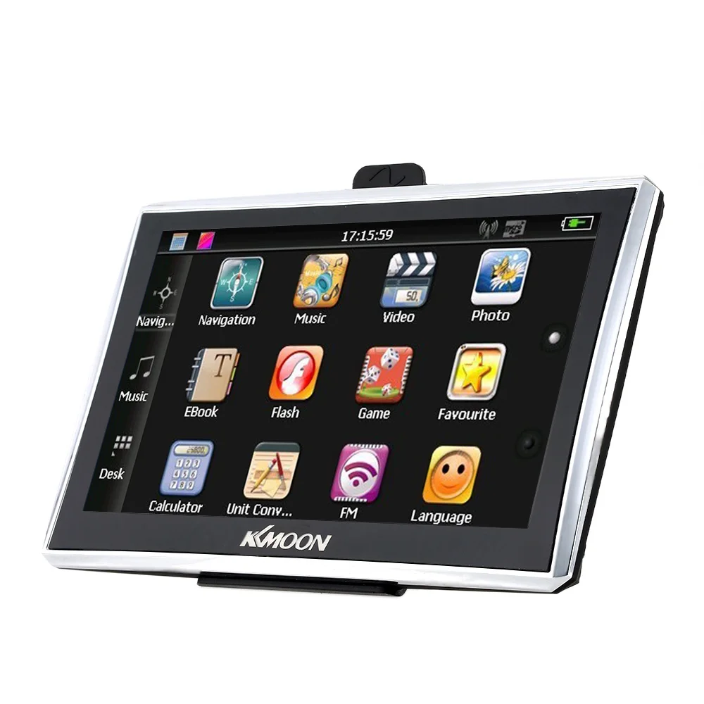 Новый 7 &quotHD сенсорный экран портативный GPS навигатор 128 Мб ОЗУ 4 Гб ПЗУ FM MP3 видео