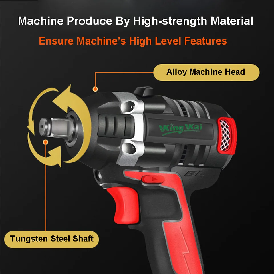 Y 480N/M бесщеточный длинный срок беспроводной 1/" Hilti Электрический Kress Bort электроинструменты Samsung батарея Ударная дрель гаечный ключ