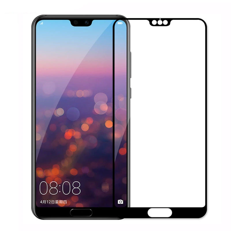 Закаленное стекло для huawei p20 pro lite Полное покрытие протектор экрана i huawey Huawai p 20 light