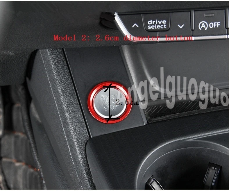 START Engine Button Replace Cover STOP Key Accessories Switch Decoration Universal For Volkswagen Golf 7 Tiguan CC Passat