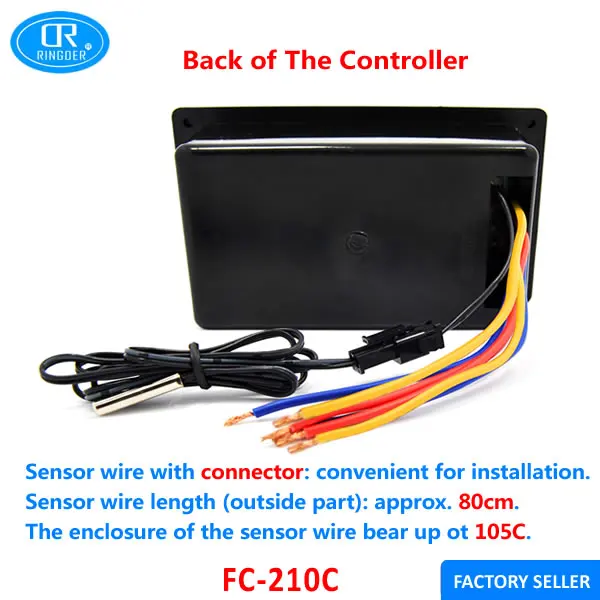 Цифровой мини контроллер температуры для сауны спа с таймером обратного