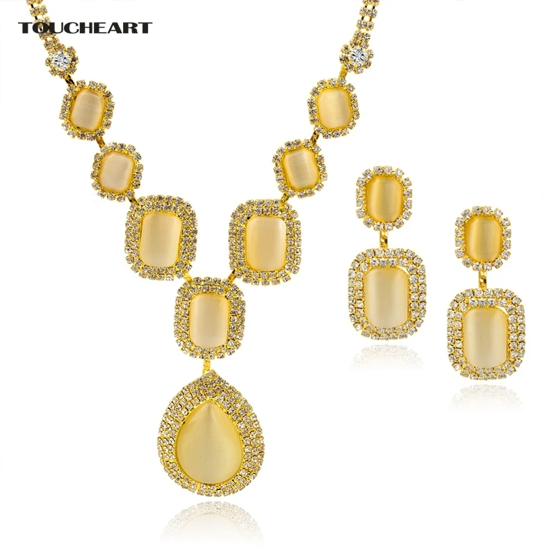 TOUCHEART Серебряная Свадебная искусственная золотая классическая женская ожерелье