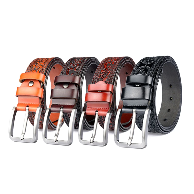 Новые дизайнерские ремни для мужчин Высокое качество корова натуральная кожа