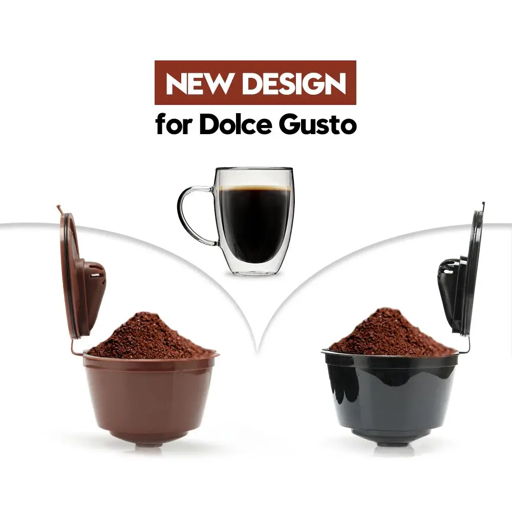 3 шт./упак. БЕЛЫЙ многоразового Dolce Gusto Кофе Капсула nescafe использования наполнение