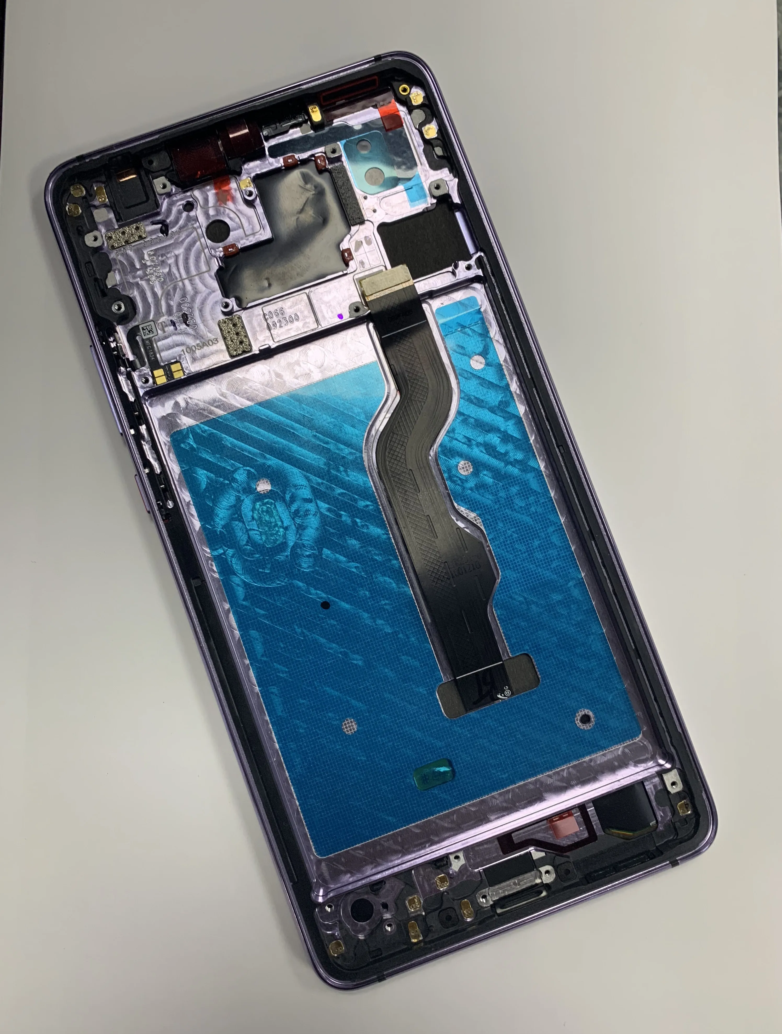Для 7," huawei mate 20 X Axisinternational AMOLED ЖК-экран рамка+ сенсорная панель дигитайзер для mate 20X рамка