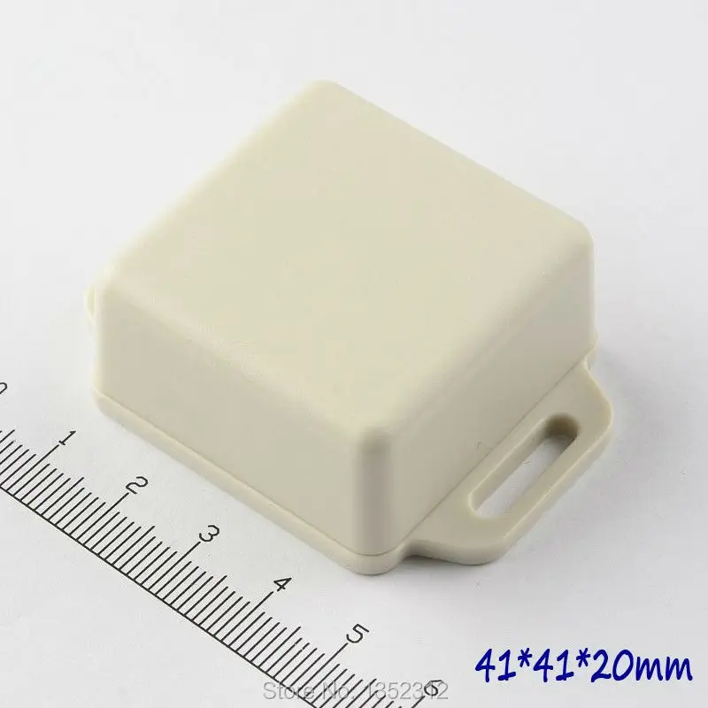

20 шт./партия, настенная пластиковая коробка с ушками, 41*41*20 мм