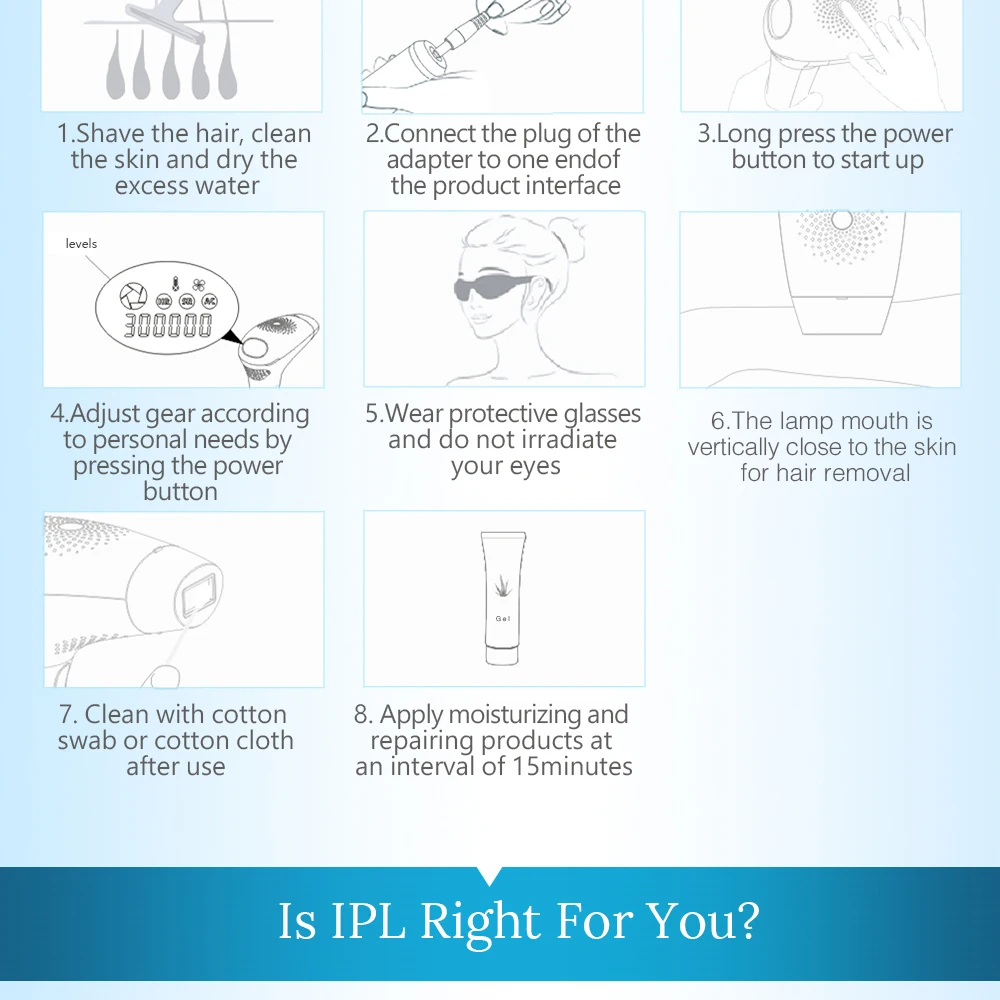 Фотоэпилятор Эпилятор, лазерная эпиляция IPL, электрический эпилятор, 3 в 1,фотоэпилятор лазерный эпилятор, перманентное бикини, Машинка для удаления волос, 500000 вспышек