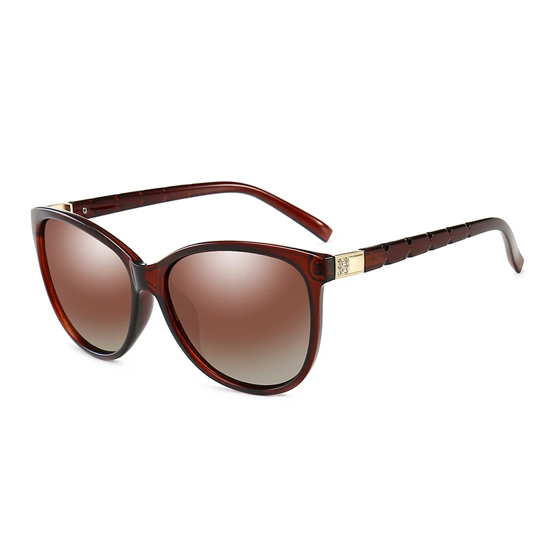 C3 Brown Brown Pro Acme, женские солнцезащитные очки кошачий глаз, поляризационные, женские, Ретро стиль, кошачий глаз, солнцезащитные очки, оттенки для женщин, lunette soleil femme, UV400, PA1262 - Цвет линз: C3 Brown Brown