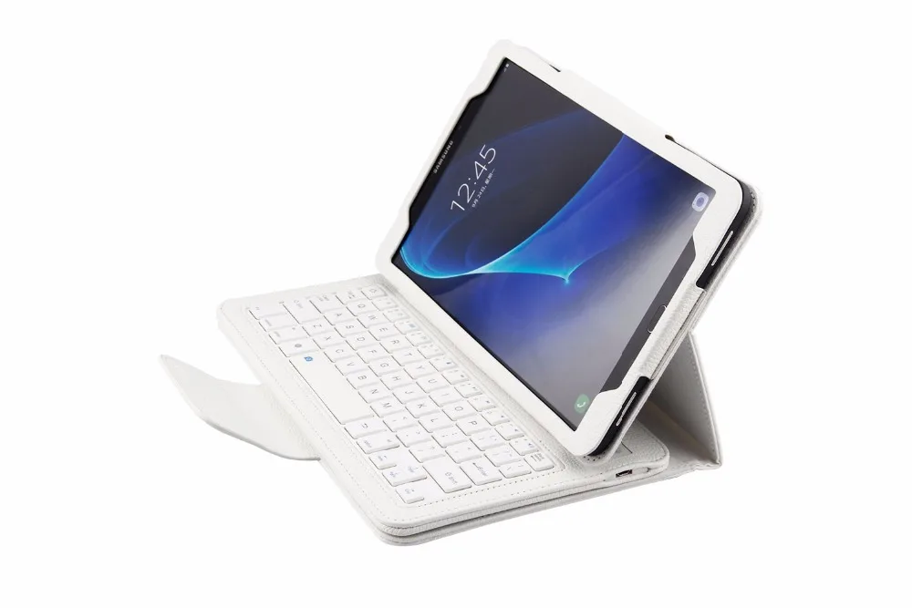 Съемная Беспроводная Bluetooth клавиатура чехол для Samsung Galaxy Tab A A6 10,1 T580 T585 T580N T585N стенд Funda чехол+ Flim