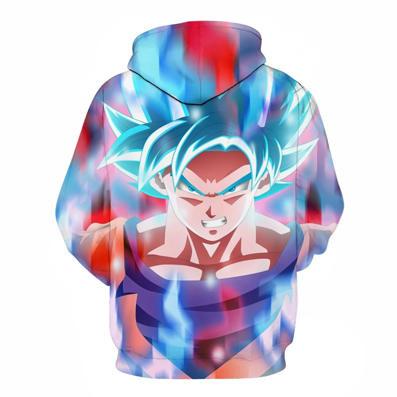 Худи Dragon Ball для мужчин и женщин 3D Толстовка Dragon Ball толстовка с Гоку аниме модные повседневные спортивные костюмы толстовка с капюшоном для мальчиков пуловер