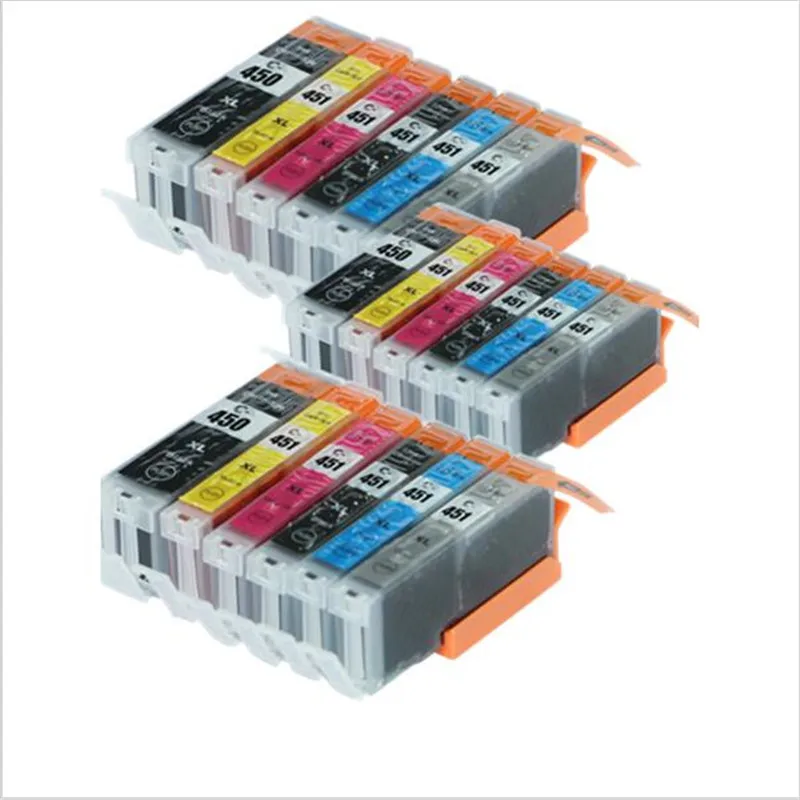 18XPGI 450 CLI 451 совместимый чернильный картридж 6 цветов для canon PIXMA IP7240 MG5440 MG5540 MG6440 MG6640
