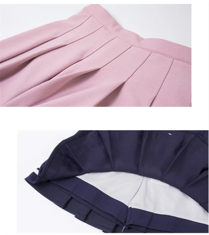 XS-XXL, четыре цвета, высокая талия, трапециевидная Женская юбка, полосатая, прошитая, Матросская, плиссированная юбка,, повседневная, милая, танцевальная юбка для девочек