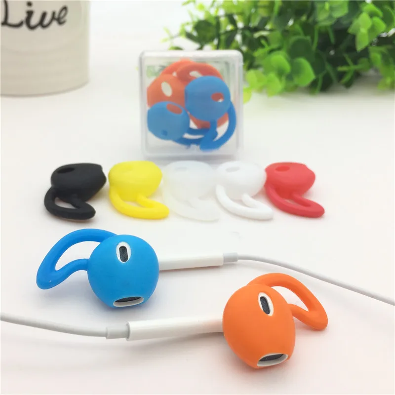 1 пара Air Pods силиконовый чехол для наушников анти выпадение безболезненные ушные