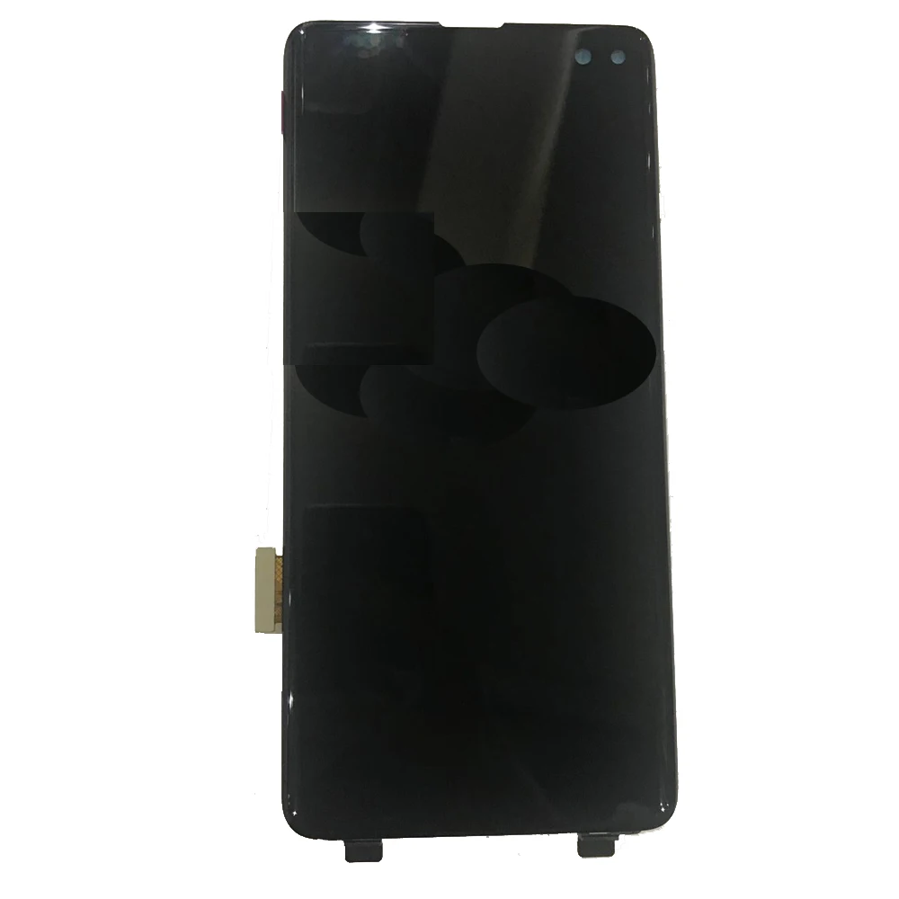 Оригинальный сменный ЖК дисплей S10 Plus с рамкой для SAMSUNG G973 G973F + G975 G975F сенсорный