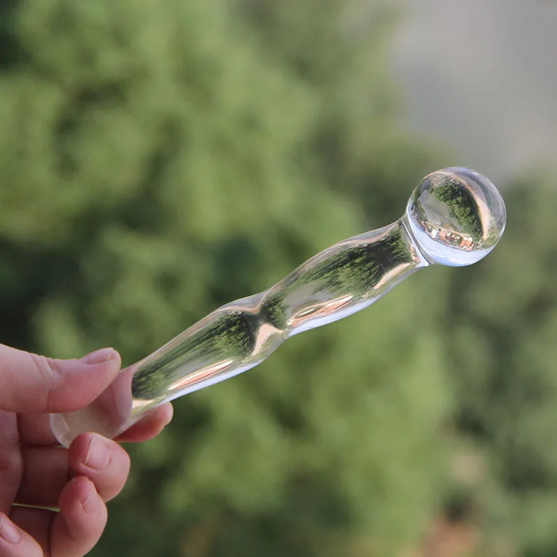 Dingye стеклянный фаллоимитатор для пениса эротический анальный взрослых|fake penis|glass