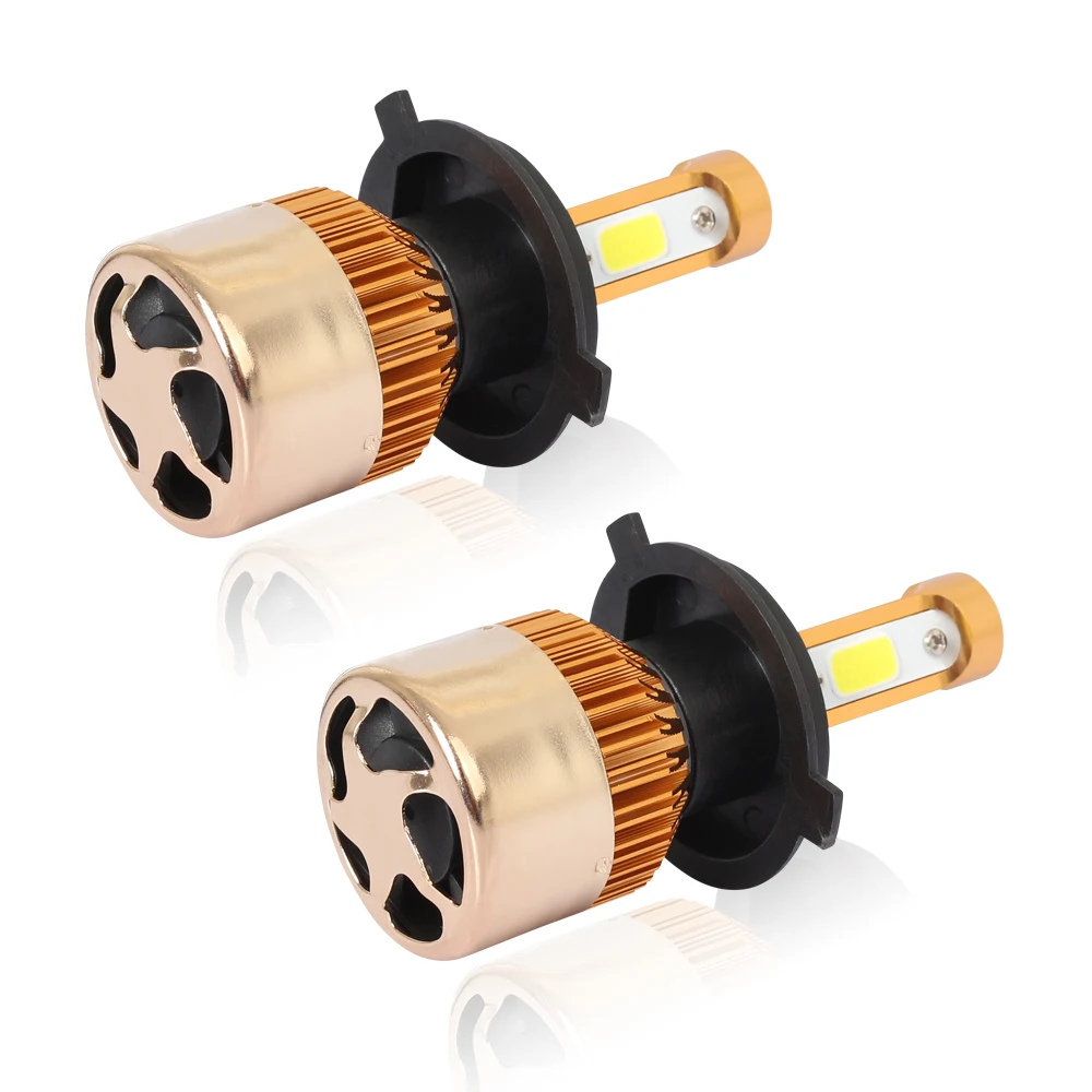 Aslent 3 стороннее освещение H7 светодиодный H4 HB3 9005 HB4 9006 72W фары для 8000LM 6500 к