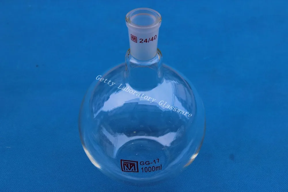 

1L Flat bottom flask, single neck, 1000 ml, heavy wall,24/40.