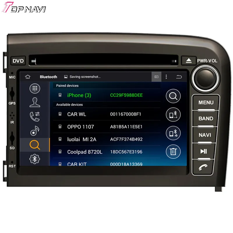 TOPNAVI 7 '', четыре ядра, 4 Гб Оперативная память Android 6,0 Автомобиль Радио Стерео gps для VOLVO S80 1998 1999 2000 2001 2002 2003 2004 2005 2006