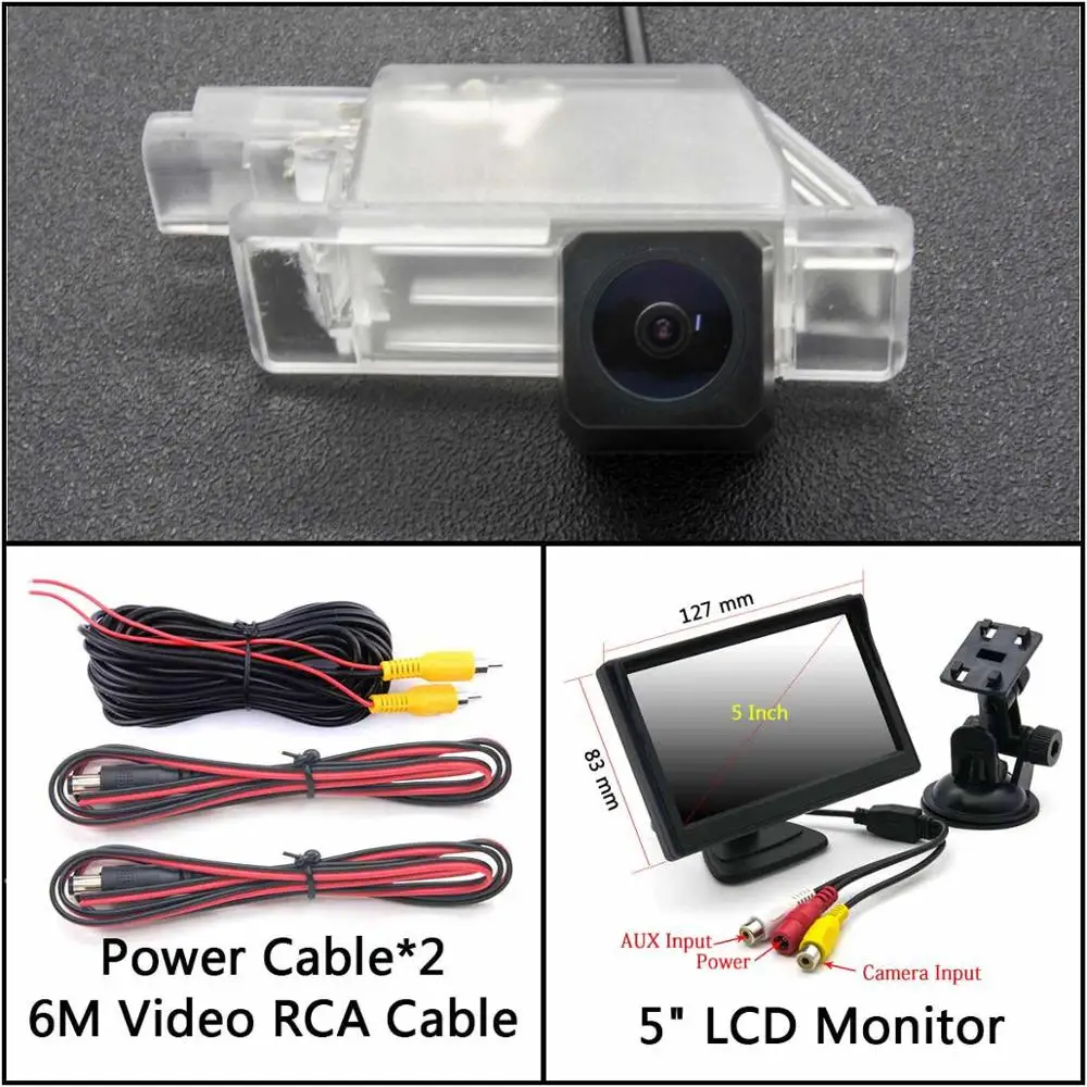 Cam Add 5 inch LCD HD 1280*720 резервная камера заднего вида для peugeot 508 301 408 508 308 2008 3008 для NISSAN SERENA автомобильный парковочный ЖК-зеркальный монитор - Название цвета: Cam Add 5 inch LCD