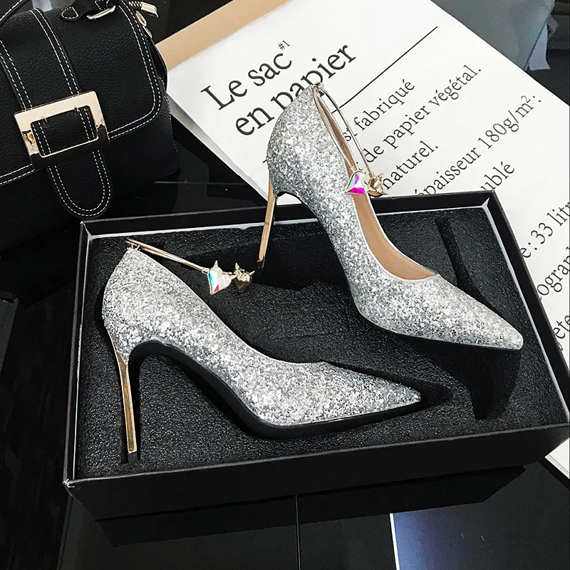 Роскошные брендовые дизайнерские туфли-лодочки на высоком каблуке Женская обувь