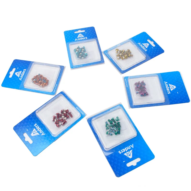 Велосипедный вынос руля винты M5 * 18 мм Сталь Титан печатных велосипедные болты