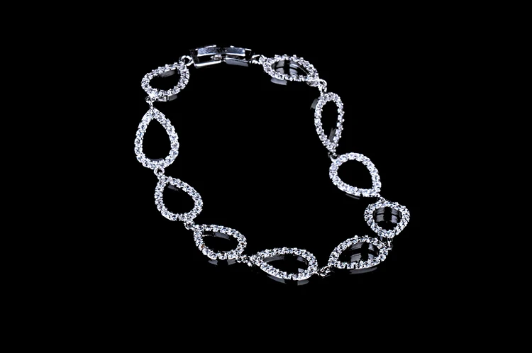 2015 Fashion charm water drop AAA CZ bracelet GLS0298 | Украшения и аксессуары